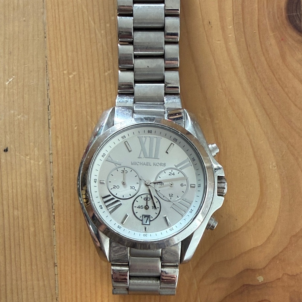 Michael Kors Silver Stainless Steel Watch